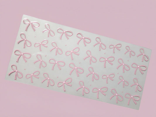 Pink Skinny Bows