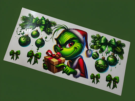 Grinch Present 16oz Cup Wrap