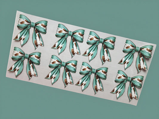 Teal Bows