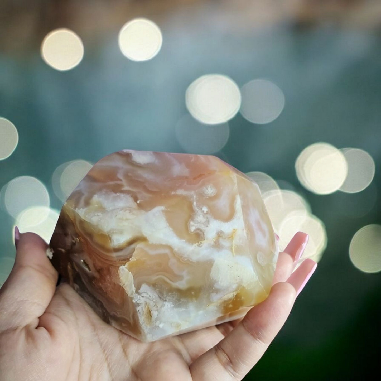 Flower Agate Freeform